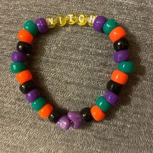 Witch handmade bracelet for Halloween